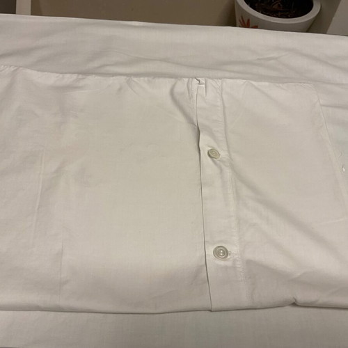 Set of two vintage 40s/50s handmade embroidered pillowcases used