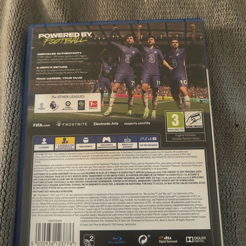 Fifa 22 PS4 game like new