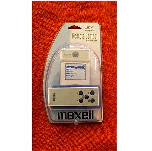 Remote Control and Receiver Maxell P-1 P1 τηλεκοντρόλ για iPod -  iPod Photo - iPod mini καινούργιο.