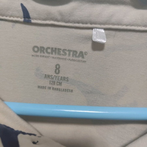 Orchestra kids' t-shirt like new, 8 years old