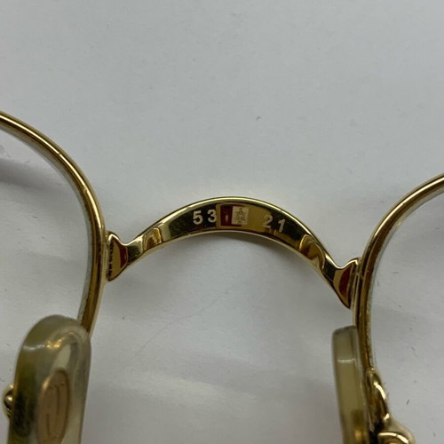 Cartier 18K eyeglasses used, gold color