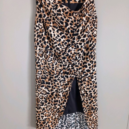 Animal print Stradivarius skirt used, size S