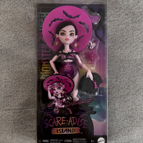 Draculaura G3 Scare-Adise Island doll like new