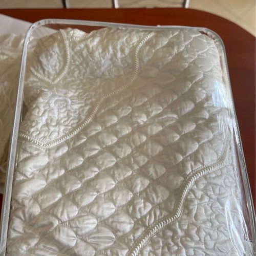 Satin bridal quilt like new