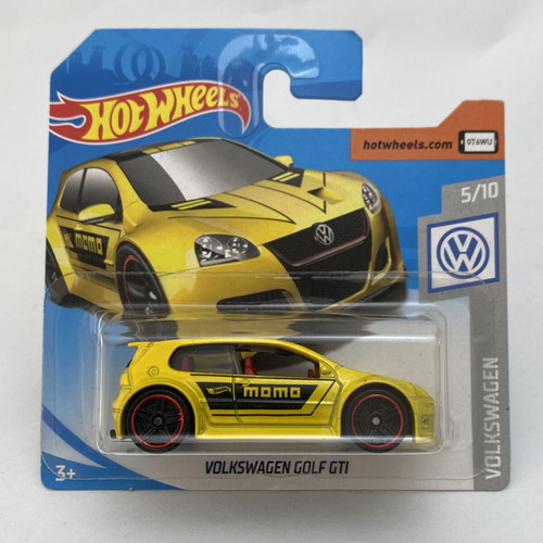 Volkswagen Golf V 5 GTI MOMO yellow Hot Wheels 2019