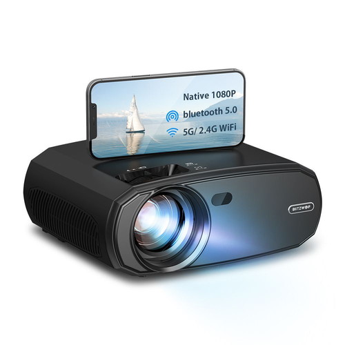 Projector BlitzWolf BW-VP13 3D LCD LED with Wi-Fi and Built-in Speakers new