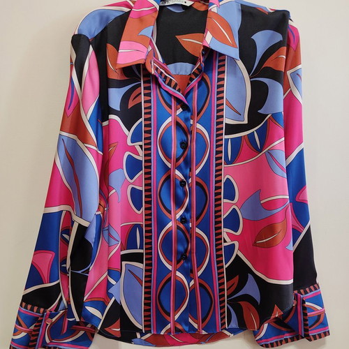 Shirt and zip culottes new, multicolored, size XL