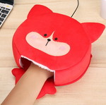Heated USB Mousepad Red Fox New