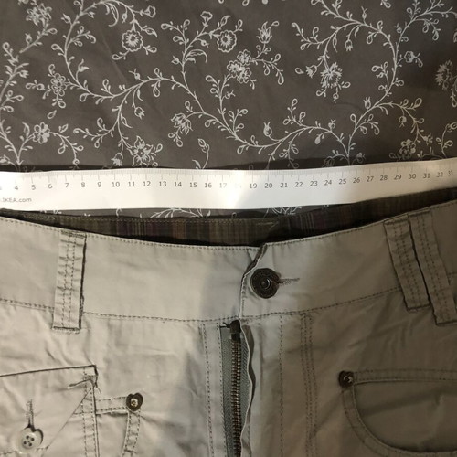 Attrattivo cargo midi skirt like new, gray beige khaki