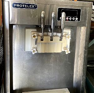 Επαγγελματική Παγωτομηχανή PROTELEX BQL - S22 (3 γεύσεις) soft ice χωνάκι