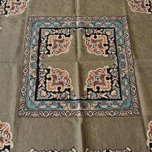 Handmade embroidery made to order, size 0.82m x 0.82m