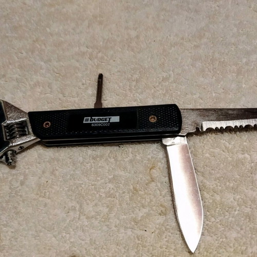 Budget multitool 5 in 1 like new stainless steel