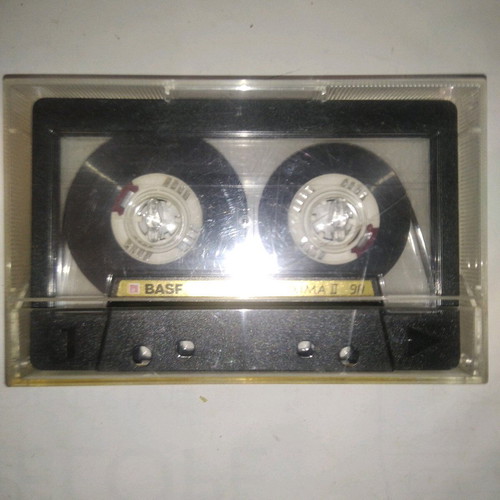 BASF Chrome Maxima II 90min cassette used, recorded