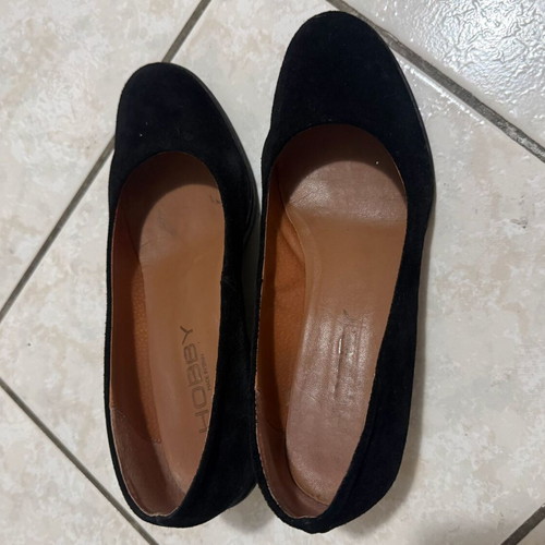 Hobby black women's pumps size 38 like new, made in Spain
