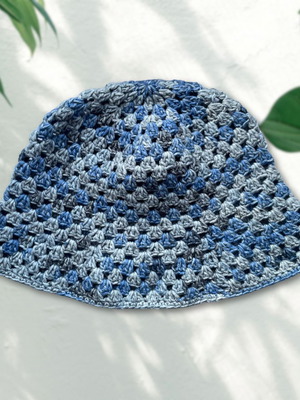 Handmade Bucket Hat "Stormcloud"