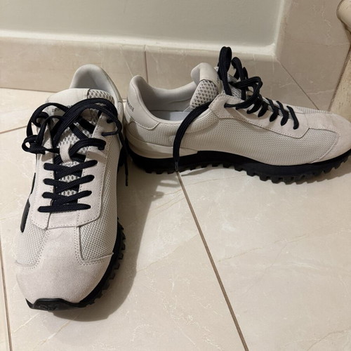 Emporio Armani men's sneakers grey with black details