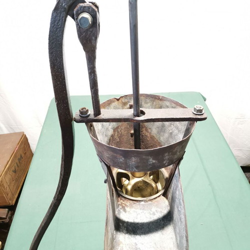 Pump from garden used for well water extraction, 1874