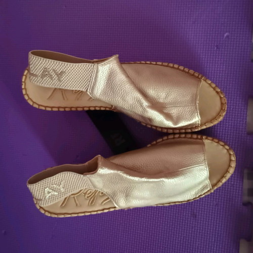 Replay platform shoes new, unused, gold-silver, size 41