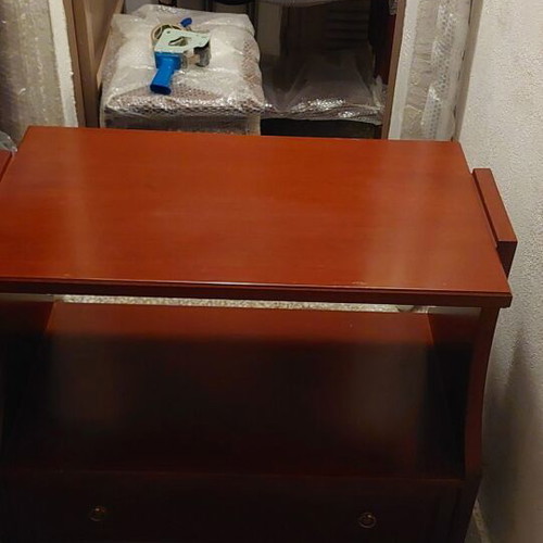 Solid walnut table, Varagki design, handmade, 1999