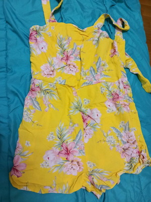 One-piece colorful like new with flowers
