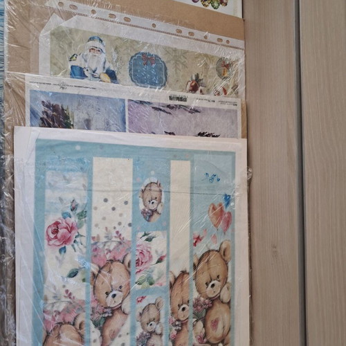 Decoupage rice paper 11 designs 30x40 cm new