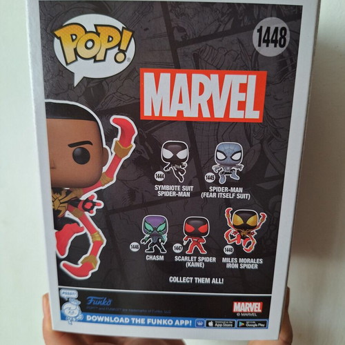 Funko POP Miles Morales Iron Spider 1448 Chase new