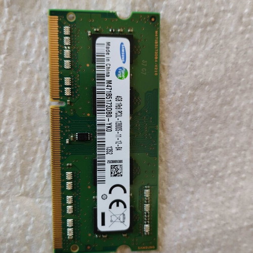 Samsung 4GB DDR3 SODIMM RAM used, 1600 MHz