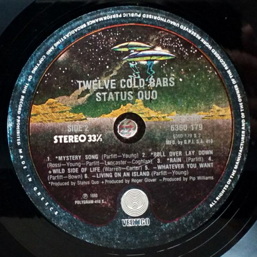 Status Quo 12 Gold Bars βινύλιο LP μεταχειρισμένο, ροκ