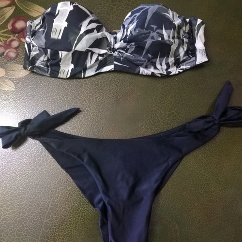 Swimsuit set used, brazilian bottom, size medium