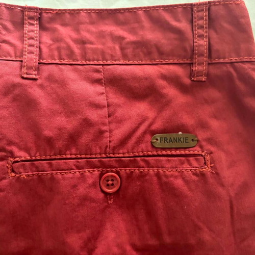 Frankie Denim men's pants, red, slim fit