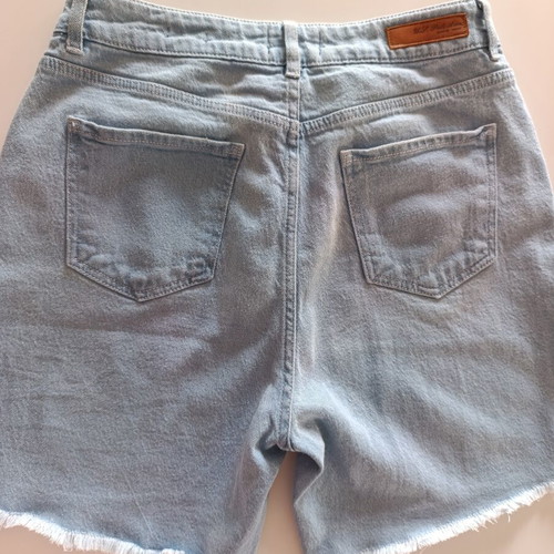U.S. Polo Assn. Women's Distressed Relaxed Denim Shorts like new, light blue
