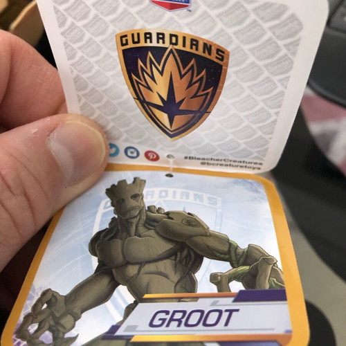 Groot Guardians of the Galaxy 10” plush figure new with tag Marvel Bleacher Creature