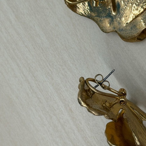 Zara earrings like new, gold tone