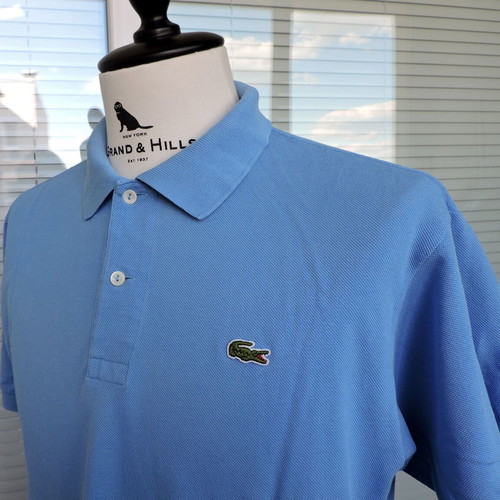 Lacoste Devanlay men's blue polo shirt F5191, 100% cotton
