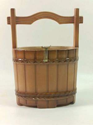 Vintage ceramic ashtray bucket like new, Japan