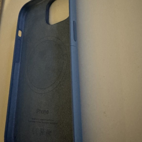 Apple iPhone 15 case, blue