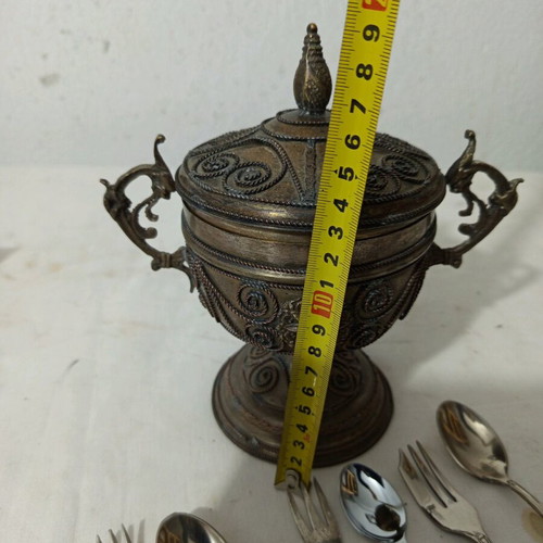 Old sweet jar used