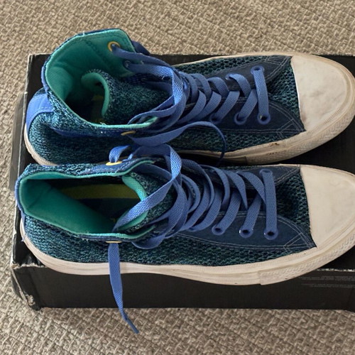 Converse Nike athletic shoes used, size 41, blue