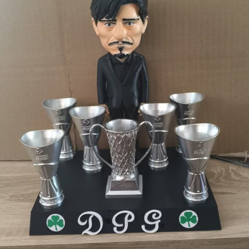 DPG 3D printed trophy set with 7 trophies, 22 cm, hand painted