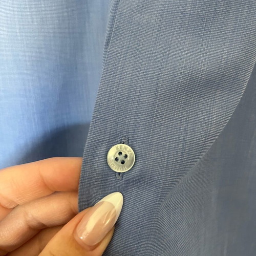 Kenzo Homme no 39 men's shirt like new, blue