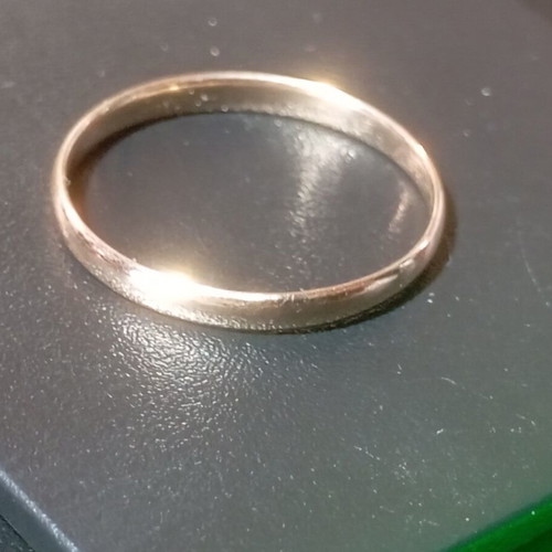 Gold ring K14 used, size 61, 1.44gr