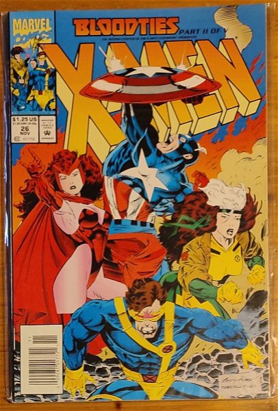  MARVEL COMICS xenoglossa X-MEN (1991)