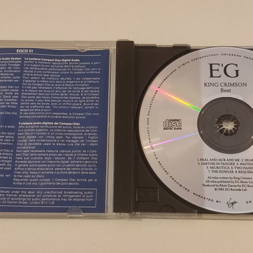 King Crimson Beat CD used, rock