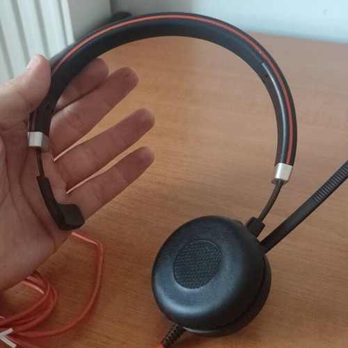 Jabra Evolve 40 Mono single ear headset, black
