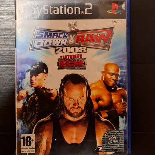 WWE Smackdown Vs. Raw 2008 PS2 used