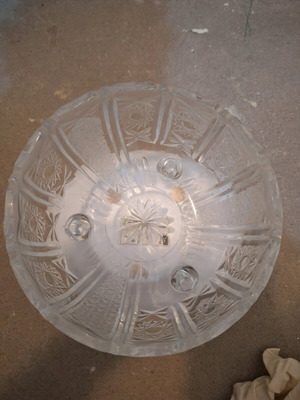 Crystal fruit bowl like new