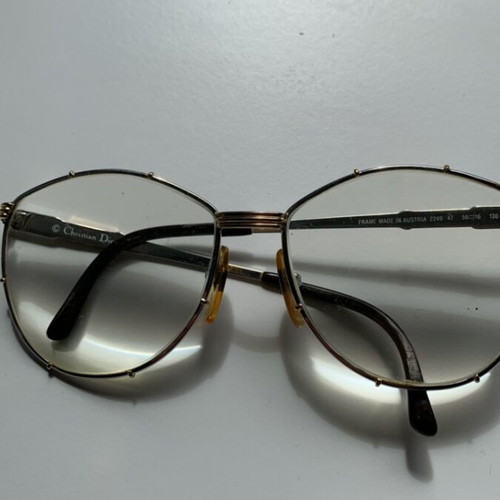 Christian Dior presbyopia glasses used, lenses can be changed