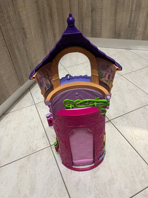 Rapunzel Tower like new with bed and cradle