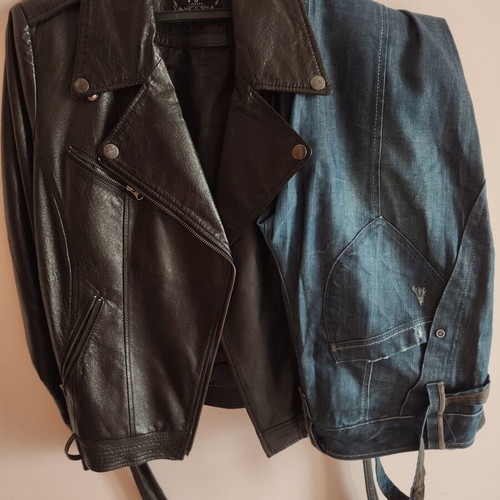 Pepe Jeans London leather biker jacket new, XL