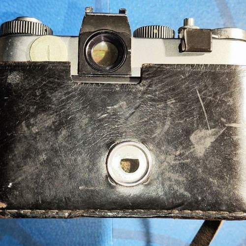 Zenit TTL vintage analog camera with Helios-44M 2/58 lens used